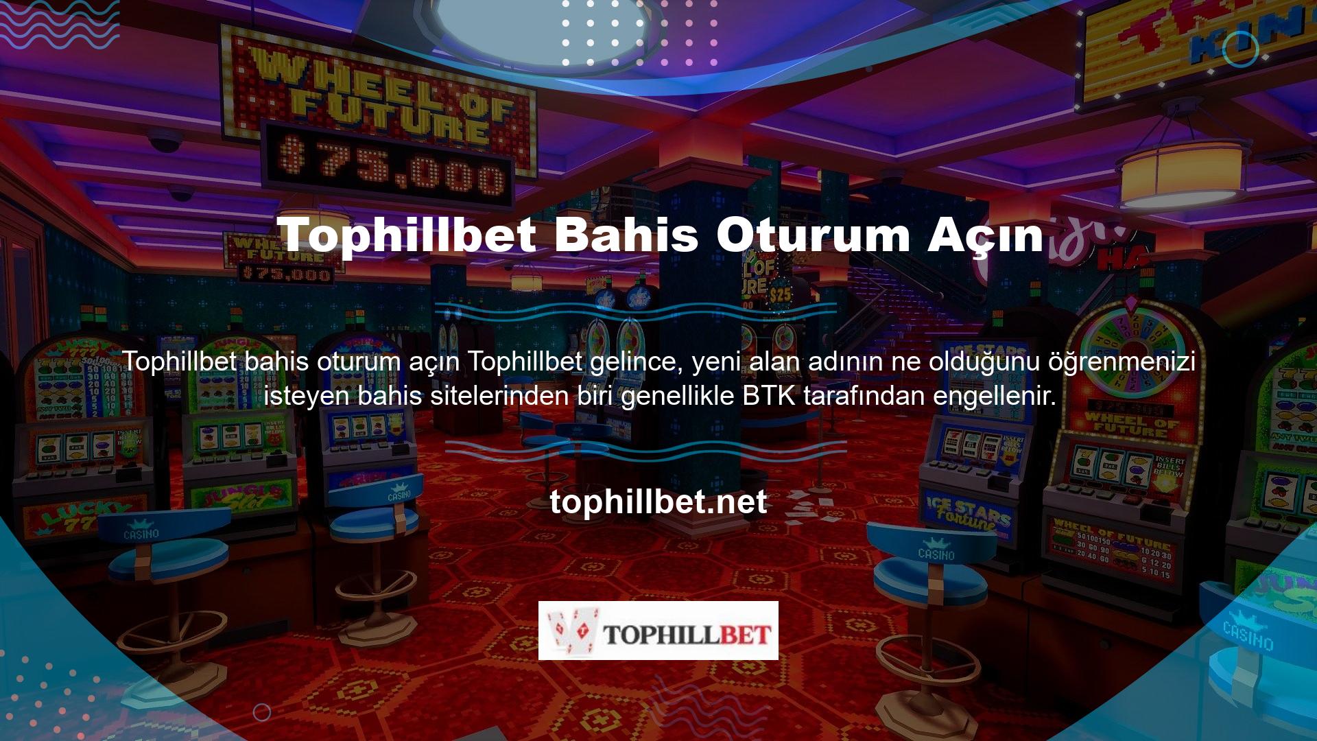 Sanal ve canlı oyunların yeni Tophillbet giriş adresinin kullanılmasını gerektirdiği sayfalarda artık Türkçe dil seçeneği de mevcut
