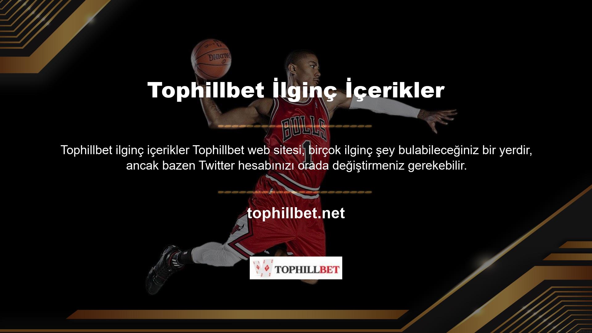 Tophillbet Twitter hesabı Telegram ve Instagram üzerinden canlı bahislerde herkesi güncel tutar