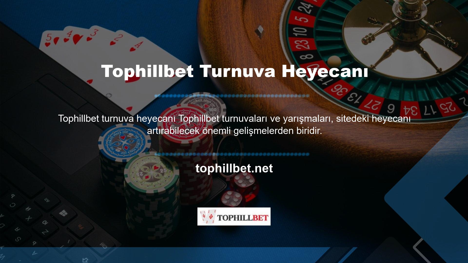 Tophillbet kayıt bonuslarına ve etkinliklerine ek olarak, ücretsiz rotasyon bonusları alabilir ve her gün daha fazla kazanabilirsiniz